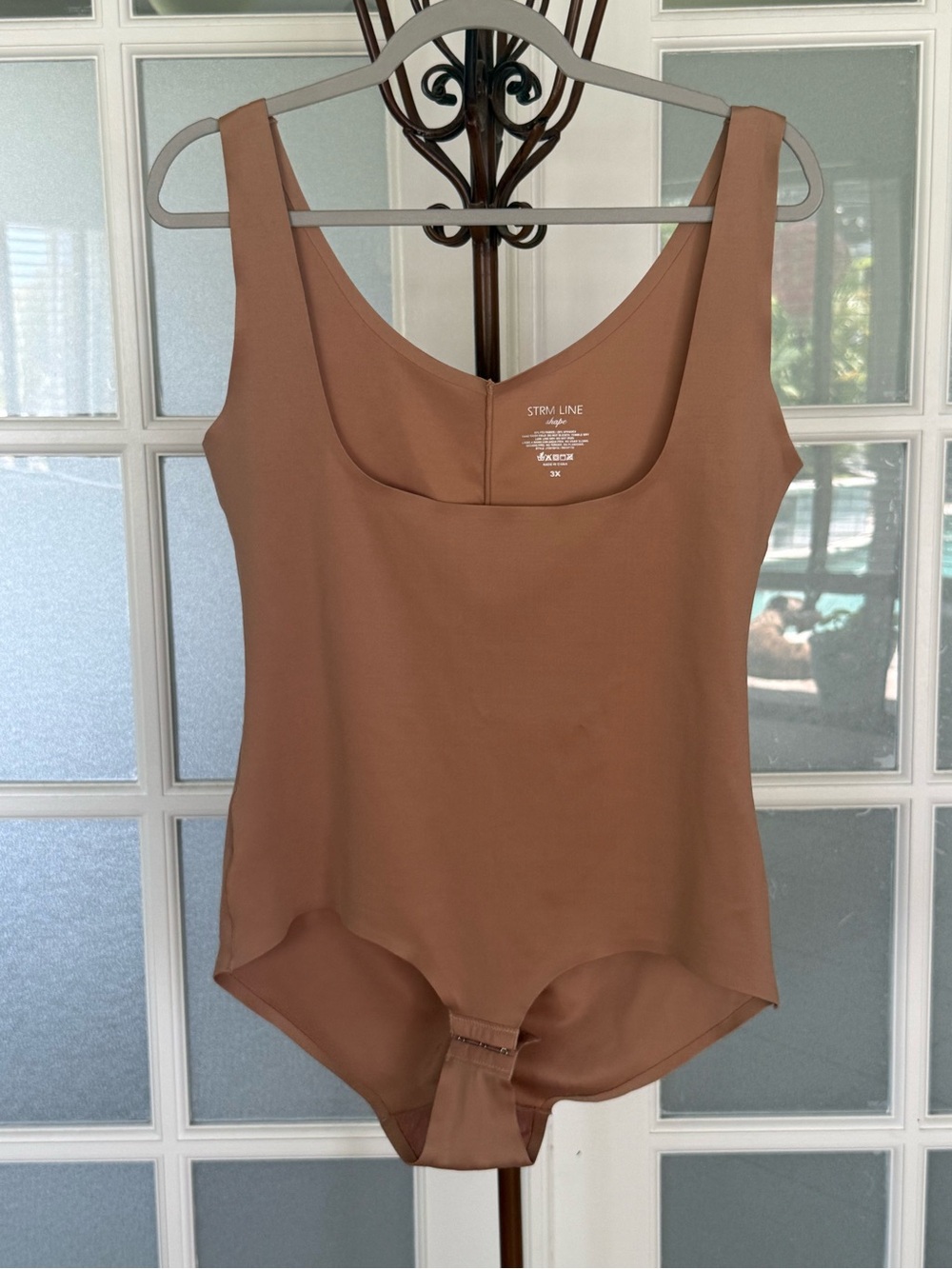 STRM Line Shape Nude Shapewear Bodysuit 3X Seamless Tummy Control Brief